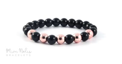 rose gold hematit-jade ásványkarkötő