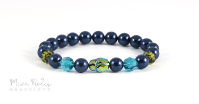 szkarabeusz swarovski kristály karkötő