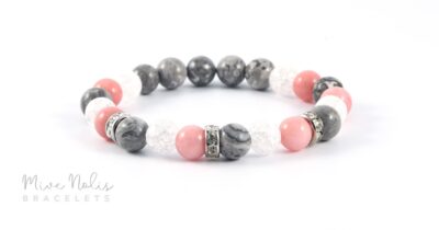 hegyikristály-jade-képjáspis nemesacél ásványkarkötő