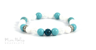 howlit-jade-hegyikristály nemesacél ásvány karkötő